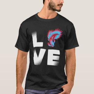 Betta-Liebe für Fisch-Nerds - Aquarienliebhaber T-Shirt