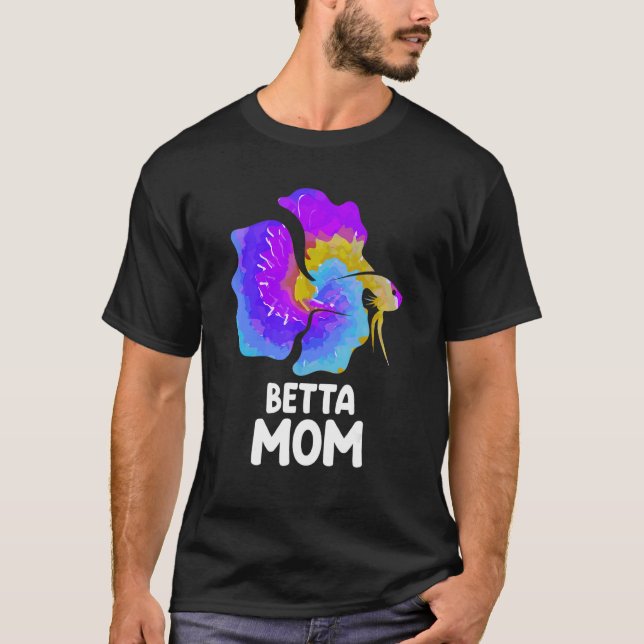 Betta Mama Betta Mama Aquarium T-Shirt (Vorderseite)