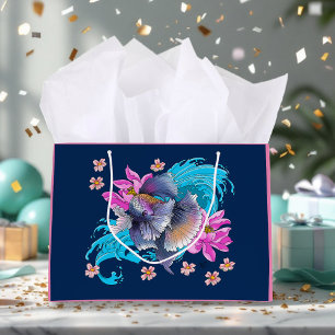 Betta Siamese Fighting Fish Große Geschenktüte