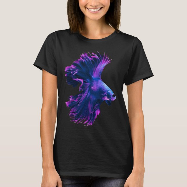 Betta Splendens Bettas Siamese Fish T-Shirt (Vorderseite)