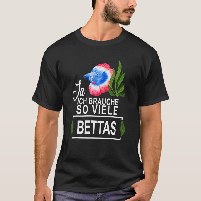 Betta Splendens Fisch Haustier T-Shirt (Vorderseite)
