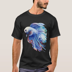 Betta Splendens Wasserfarben-Fisch T-Shirt