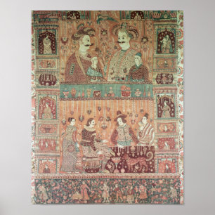 Bettdecke, die gebürtige Machthaber darstellt Poster