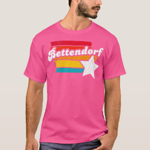 Bettendorf Iowa Vintag Störender Souvenir 2 T-Shirt