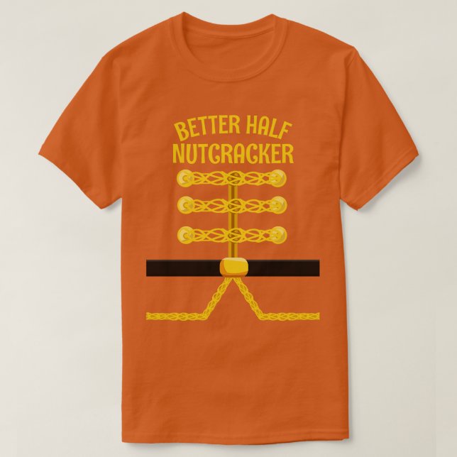 BETTER HALF Nutcracker Matching Family PJ Christma T-Shirt (Design vorne)