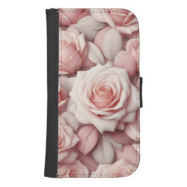 Better in Pink Roses Galaxy S4 Geldbeutel Hülle