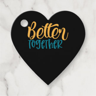 Better Off Together Quote Positive Minimal Design Geschenkanhänger