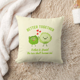 BETTER TOGETHER Cute Cabbage Valentine Couples Kissen