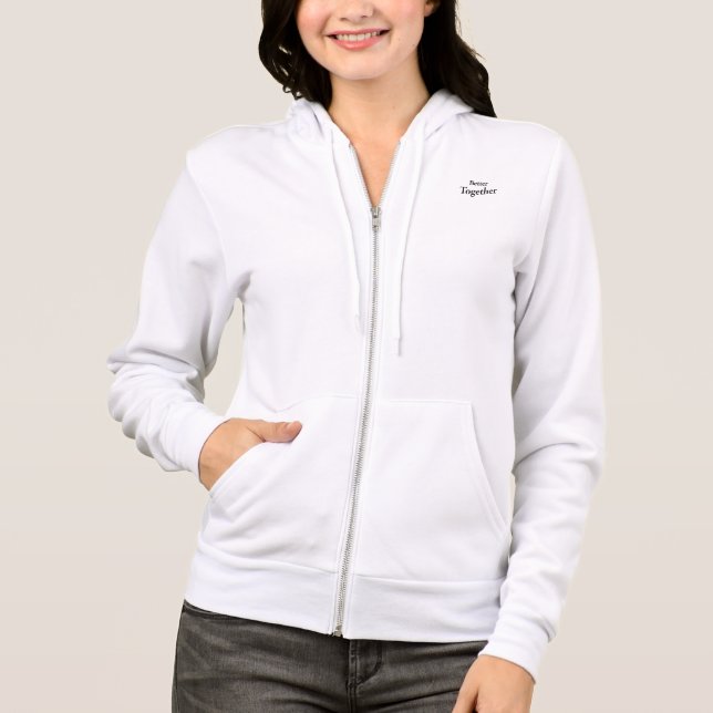 "Better Together" findet echte Freundschaft Hoodie (Vorderseite)
