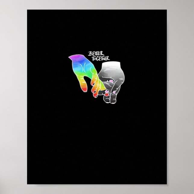 Better Together Minimal Design  Poster (Vorne)