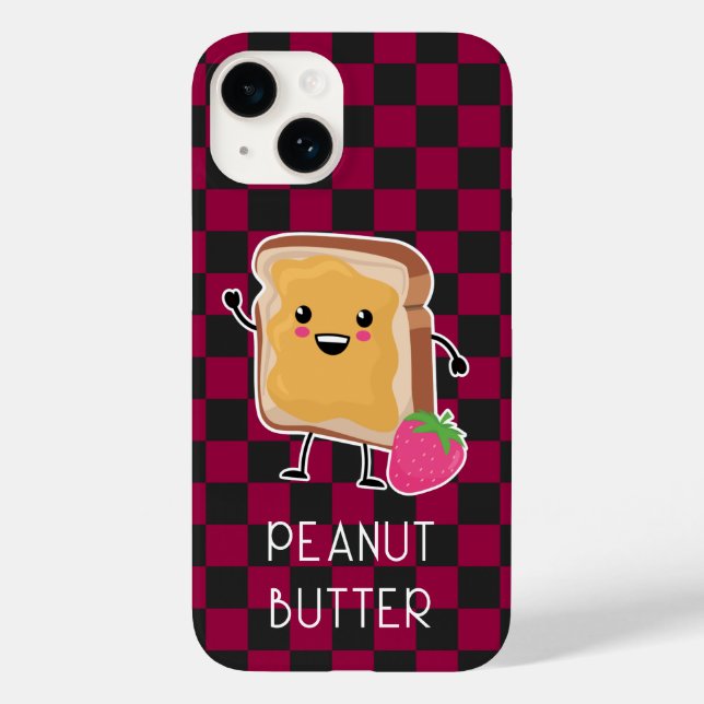 Better Together (PB & J): Erdnussbutter Case-Mate iPhone Hülle (Rückseite)