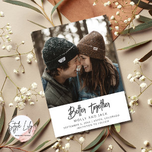 Better Together Photo Wedding Save the Date