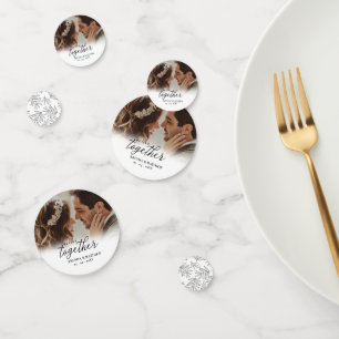 "Better Together Script"-Foto Konfetti