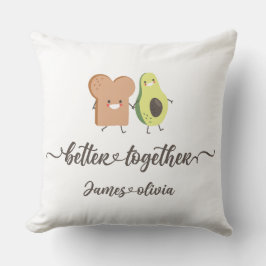 BetterTogether Avocado & Toast Personalisiertes Ki Kissen