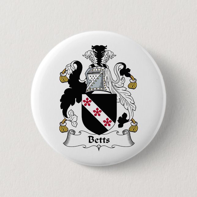 Betts Familienwappen Button (Vorderseite)