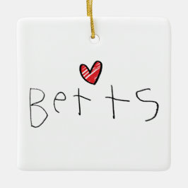 Betts Weihnachten 2018 Keramikornament