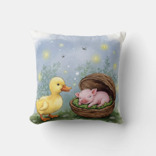 Bettsofa, Duckett und Ferkel Kissen