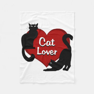 Bettwäsche-Dekor Katze Lover Blanket Le Chat Fleecedecke