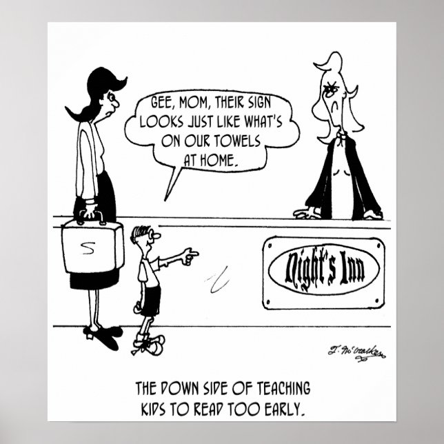 Bettwäsche und Handtücher Poster (Vorne)