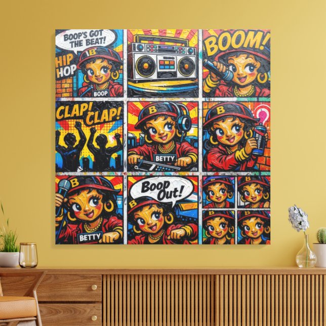 BETTY BOOP-7 LEINWANDDRUCK (Insitu (Wohnzimmer))