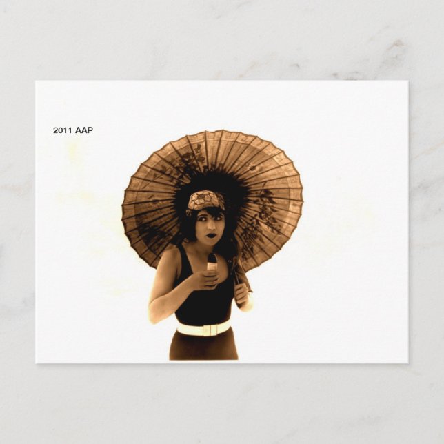 Betty Compson Schönheit im Anzug Postkarte (Vorderseite)