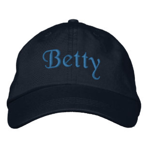 Betty Personalisiert bestickte Baseball Cap Blue Baseballkappe