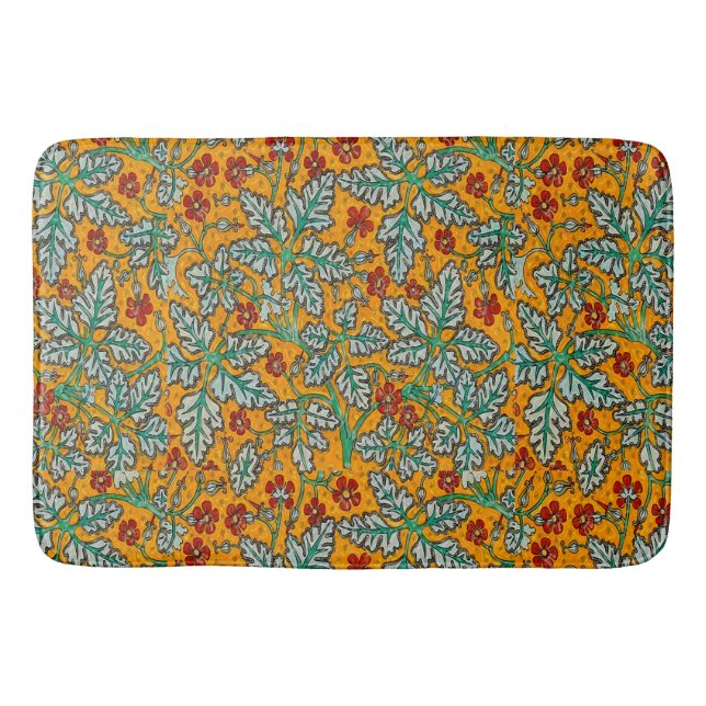 Betty's gelbe Blumen Badematte (Vorderseite)