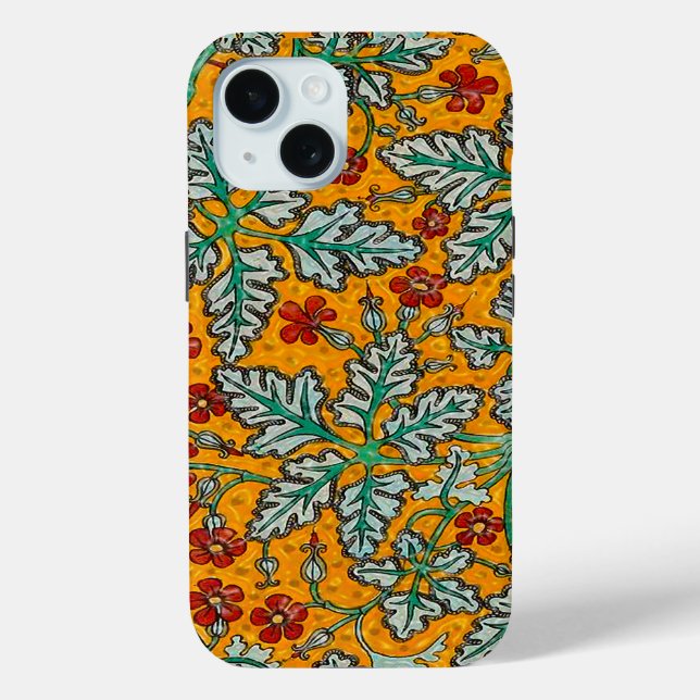 Betty's gelbe Blumen Case-Mate iPhone Hülle (Rückseite)