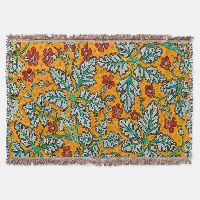 Betty's gelbe Blumen Decke (Vorderseite)