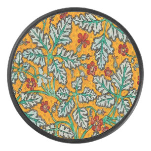 Bettys gelbe Blumen Eishockey Puck