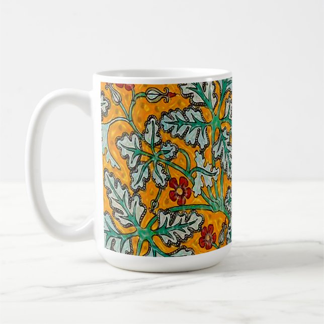 Betty's gelbe Blumen Kaffeetasse (Links)