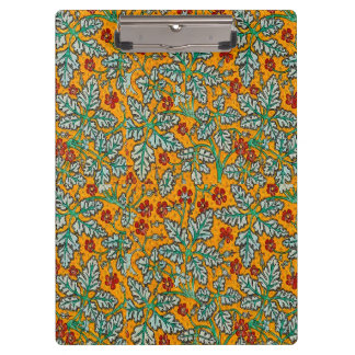 Betty's gelbe Blumen Klemmbrett
