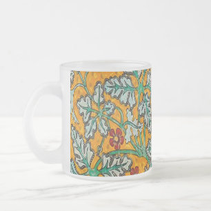 Betty's gelbe Blumen Mattglastasse