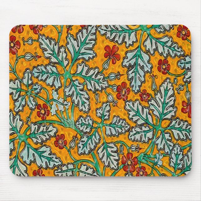 Betty's gelbe Blumen Mousepad (Vorne)