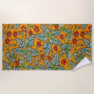 Betty's gelbe Blumen Strandtuch