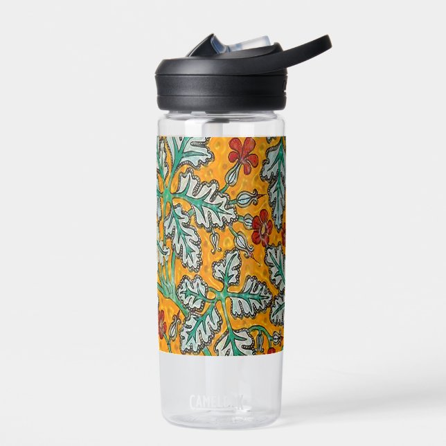 Betty's gelbe Blumen Trinkflasche (Links)