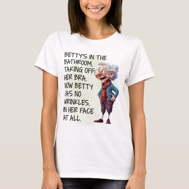 Betty's in den Badewannen T-Shirt (Vorderseite)