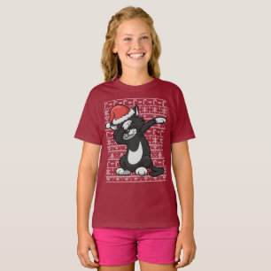 Betupfender Katzen-hässlicher T-Shirt