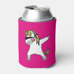Betupfender Unicorn kann cooler Dosenkühler