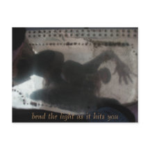 beugen, das Licht biegen, während es auf Sie triff