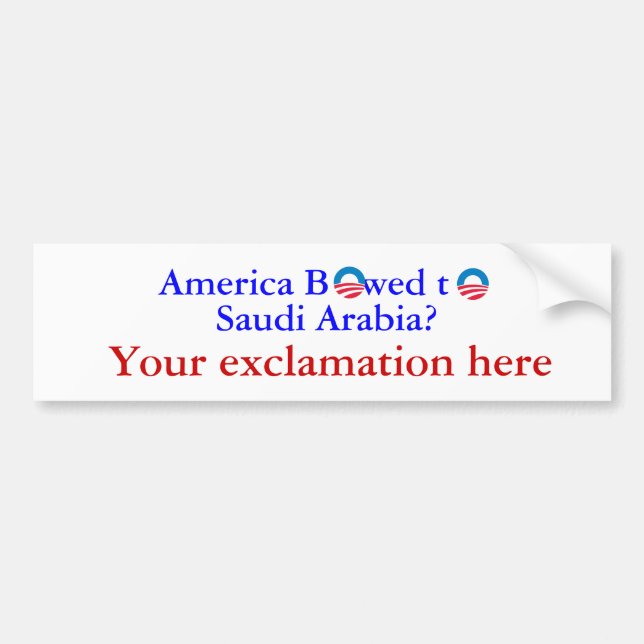 Beugen Sie unten? Autoaufkleber (Vorne)