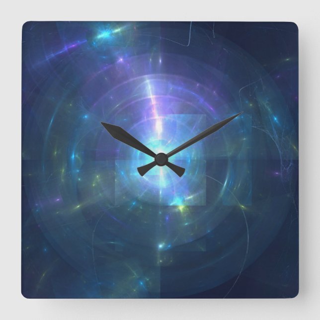 Beugung Quadratische Wanduhr (Vorderseite)