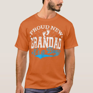 Beunruhigend Gender Offenbarung Proud New Grandad  T-Shirt