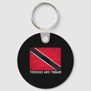 Beunruhigend Patriotic Trinidad und Tobygo Flag Tr Schlüsselanhänger