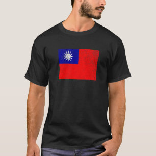 Beunruhigende Unterstützung Taiwans für Flaggen I T-Shirt