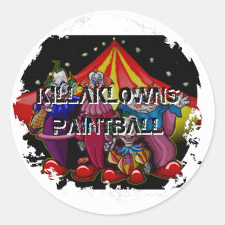 Beunruhigt 2 runden Aufklebern Runder Aufkleber