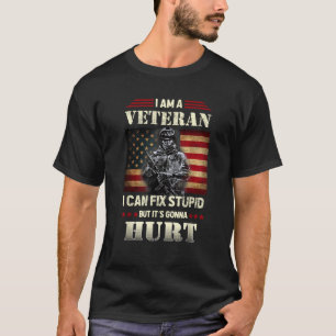 Beunruhigt bin ich Veteran und kann den gestorbene T-Shirt