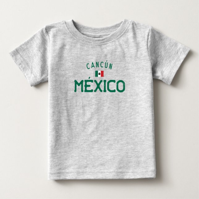 Beunruhigt Cancún México (Cancun Mexiko) Baby T-shirt (Vorderseite)
