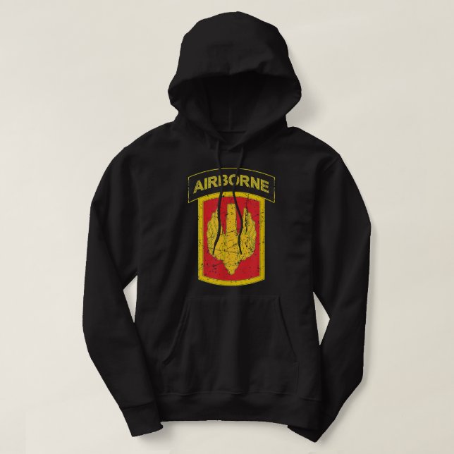 Beunruhigte 18. Feldartilleriebrigade Hoodie (Design vorne)
