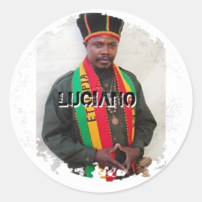 Beunruhigte 2 runde Sticker (Vorderseite)